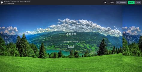 Bootstrap 4 carousel pause button.  This CodePen demonstrates a Bootstrap...