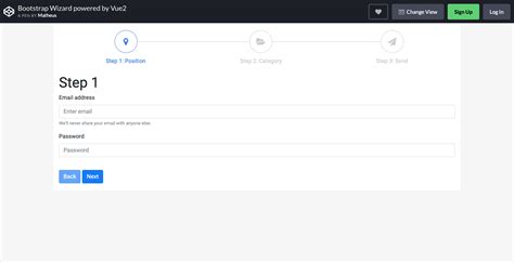Bootstrap 4 step wizard example.  It is easy to implement and gives a nea...