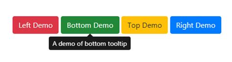 Bootstrap 4 tooltip color.  As shown on screenshot the arrow of the toolti...