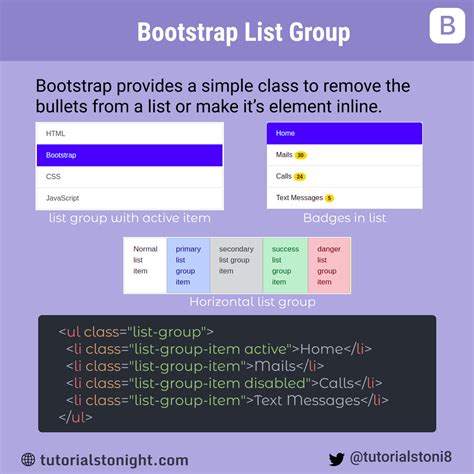 Bootstrap 5 List Style None Class - Nizar Blog