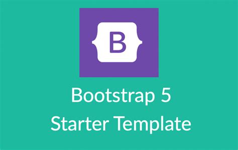Bootstrap 5 Starter Template WebNots
