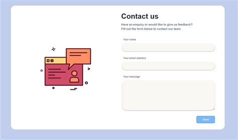 Bootstrap 5 contact us form with floating label and contact info Example