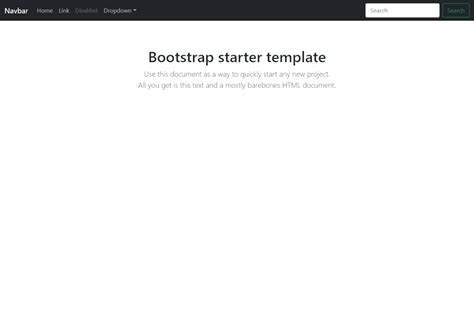 Bootstrap 5 starter template theme October CMS