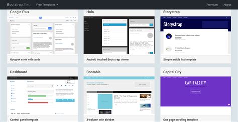 Bootstrap Api Docs Themes On Bootstrapzero