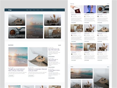 Bootstrap Blog A Free Bootstrap 4 Template With 7 Colour Variants