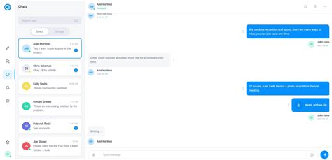 Bootstrap Chat HTML&CSS Snippet Tutorial