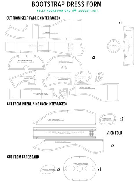 Bootstrap Dress Form Pattern Layout Dress Form Sewing Dress Form Doll Dress Form