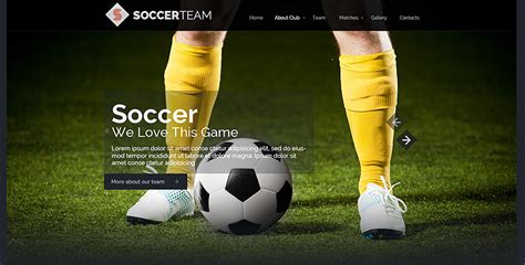Bootstrap Football Template Free PRINTABLE TEMPLATES