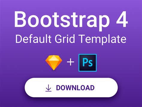 Bootstrap Grid Template Sketch Freebie Download Free Resource For Sketch Sketch App Sources