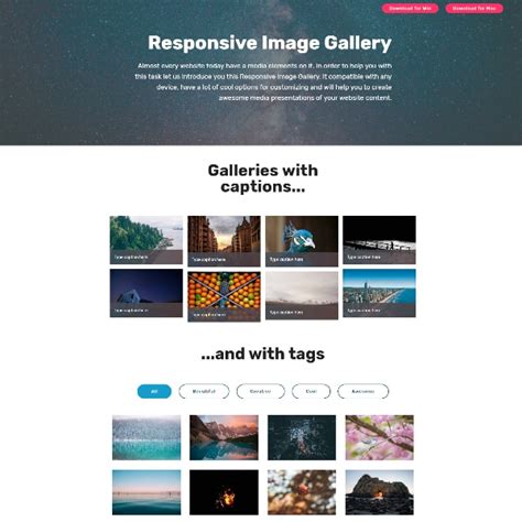 Bootstrap Image Gallery With Responsive Grid