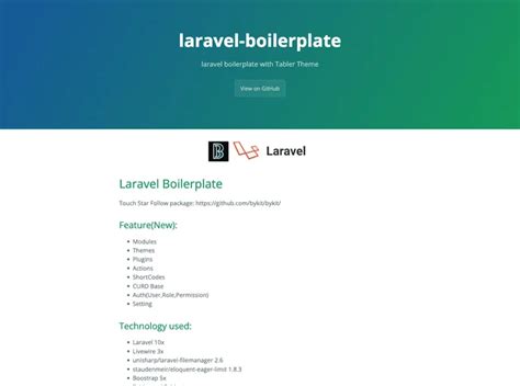 Bootstrap Laravel Themes On Bootstrapzero