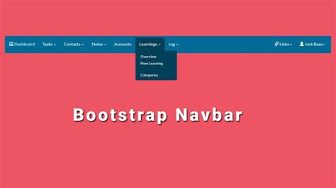 Bootstrap Navigation Bar Templates Free W3hubs Com