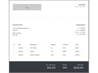 Bootstrap Snippet Simple Invoice Using Html Css Bootstrap