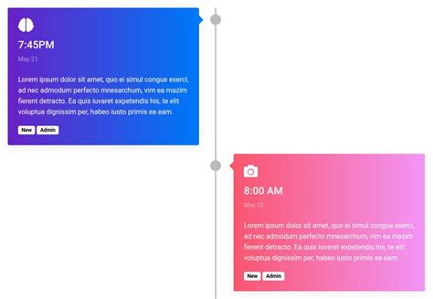 Bootstrap Timeline Template Website Templates