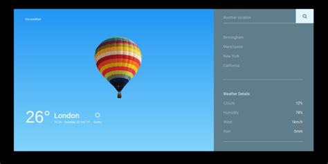 Bootstrap Weather WebArtDeveloper