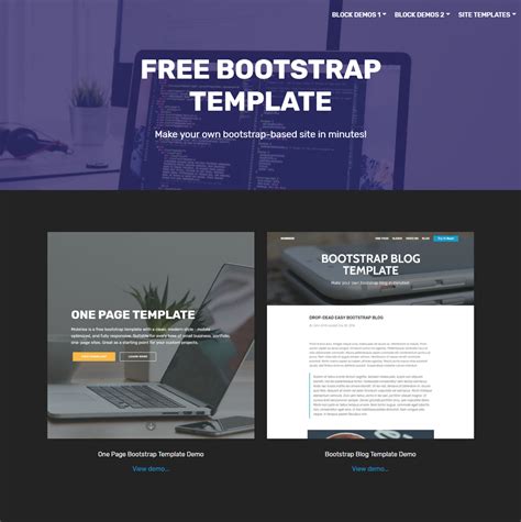 Bootstrap Website Template Free Download Template 2