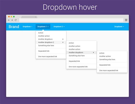 Bootstrap dropdown on hover. Toggle contextual overlays for displaying lists of link...