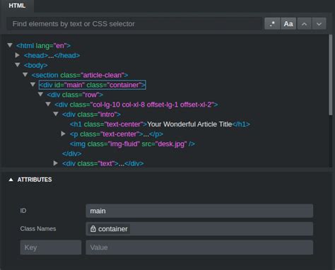 Bootstrap html editor.  The application generates HTML code from the components that you add to...