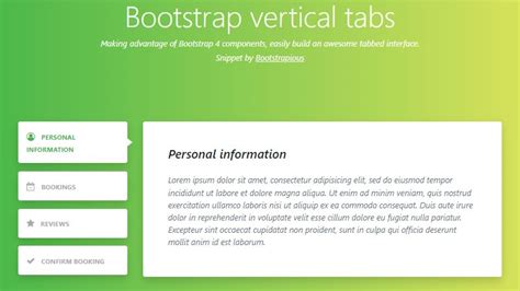 Bootstrap set active tab javascript example.  Apr 28, 2015 · How do I set a bootstrap...