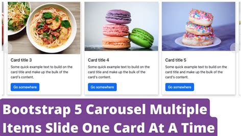 Bootstrap vertical carousel multiple items.  My desired output is a slidesh...