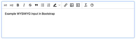 Bootstrap wysiwyg editor open source.  It transforms a standard textarea into a WY...