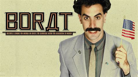 Borat full movie. The 2006 film "Borat," starring Sacha Baron Cohen, is a comedy about a fictional man from Kazakhstan who comes to America and finds it very different than he expected. The film's full title is "Borat: Cultural Learnings of America for Make Benefit Glorious Nation of Kazakhstan." In Borat's words, "Please, you come see my film. 