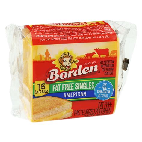 Borden cheese. Share. Calories/Serv 110. Protein/Serv 6G. Calcium/Serv 15%. Perfect for anyone who loves big flavor and versatility in the kitchen, Borden ® Cheese chunks can be melted in a sauce, shredded for a recipe, paired with crackers, or enjoyed on their own any time of day. 