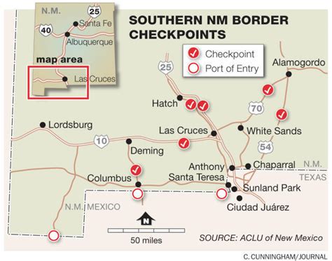 FILE - Traffic crosses from Mexico into the United States at a border station in Santa Teresa, N.M., in this photo made in March 14, 2012. The U.S. Border Patrol is asserting its right to seize ...