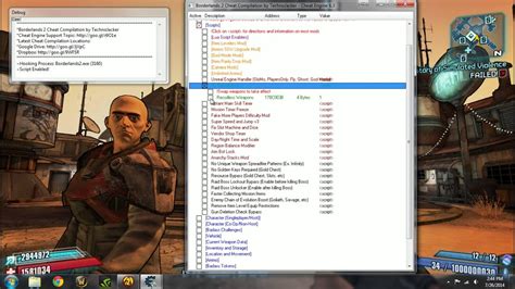 Borderlands 2 cheat engine. Cheat Engine The Official Site of Cheat Engine FAQ Search Memberlist Usergroups Register Search Memberlist Usergroups Register 