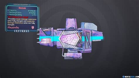 Borderlands 2 unique shields.  It takes more than that to kill a Bull ...