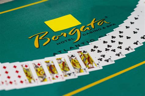 Borgota poker. 30 11:00 AM SUPER STACK BLACK CHIP BOUNTY NLH (RE) $250 + $50 + $100. 20,000 starting stack. 30 minute levels Add On - $10 for 10,000 Enter for 4 Levels. Visit the Borgata Poker Room for more information or to enter. Must have an MGM REWARDSTM Card to play in the tournament. 