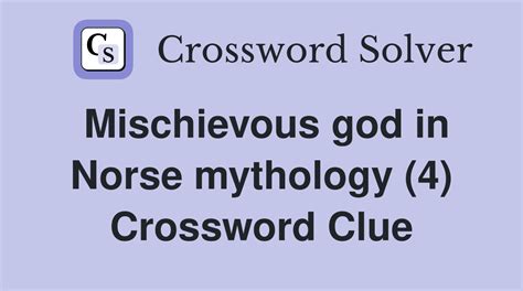 Boring Characters In Norse Mythology Wsj Crossword Answers