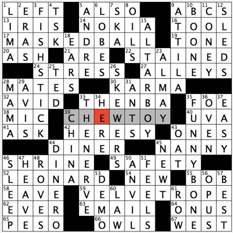 Sep 5, 2021 · The NYTimes Crossword is a classic crossword puzzle. Both the main and the mini crosswords are published daily and published all the solutions of those puzzles for you. Two or more clue answers mean that the clue has appeared multiple times throughout the years. BORING TOOL Ny Times Crossword Clue Answer. AUGER This clue was last seen on ... 