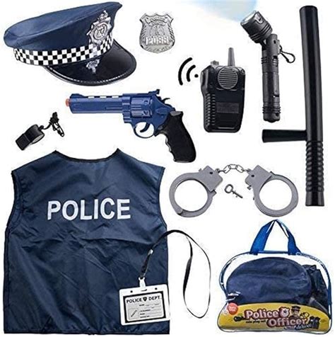 Born Toys 12-Piece Police Costume with Toy Role Play Kit and …