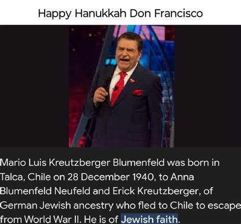 Born in Chile of Polish-Jewish