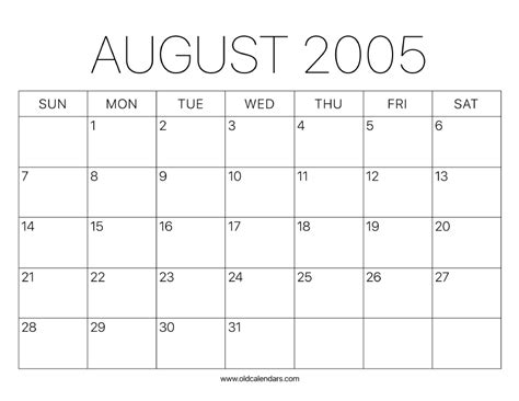 Born on August, 2005 How Old - time-and-calendar.com