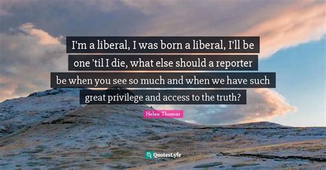 Born to a liberal