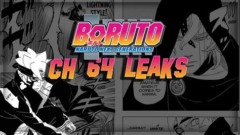 Boruto Chapter 64 - Leaks and Discussion : r/Boruto - Reddit