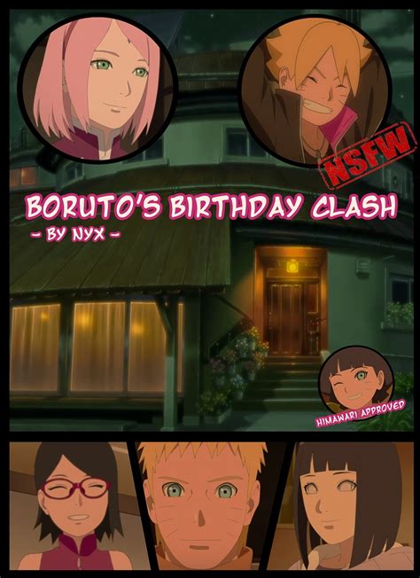 Borutos birthday clash. Artists: nyx 21. Languages: english 149896. Category: comic 58344. Pages: 43. Posted: 1 year ago. Add to Favorites. Hentai [Nyx] Boruto`s Birthday Clash for free, read this hentai for free on HentaiForce. Best curated content of english hentai, manga xxx and doujin. 