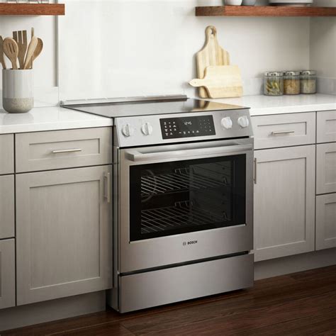 Bosch 800 Series 30 in. 4.6 cu. ft. Convection Oven Slide-In Electric ...