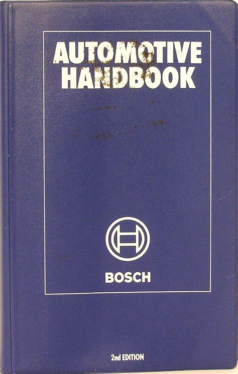 Bosch Automotive Handbook 5th Edition