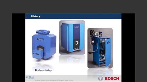 Bosch Buderus Boilers Overview - YouTube