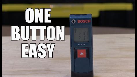 Bosch GLM 15 Laser Distance Measure - YouTube