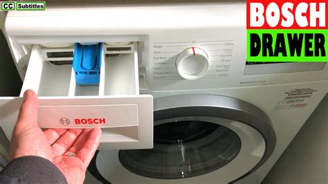 Bosch axxis washer manual detergent dispenser. - Nuit fut si lente à couler.
