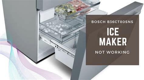 Bosch b36ct80sns ice maker not working. Diesen fixes will help clear your Bosch ice manufacturer with the event that your fridge still dispenses moisten. Let's jump into potential solutions. Wenn your fridge doesn't issue drink, you'll have to first pull the machine out and check the moisten supply to the back of the chiller. 