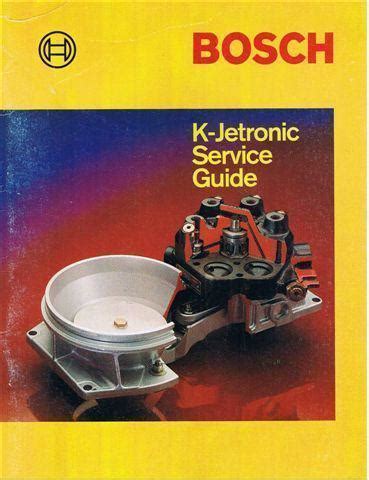 Bosch k jetronic fuel injection service repair manual. - John deere 49 snow thrower manual.