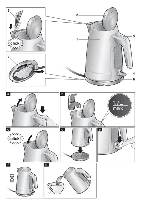 Bosch kettle leaking.  Find your specific model and download the manual...