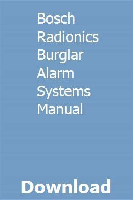 Bosch radionics burglar alarm systems manual. - Guide me o thou great jehovah.