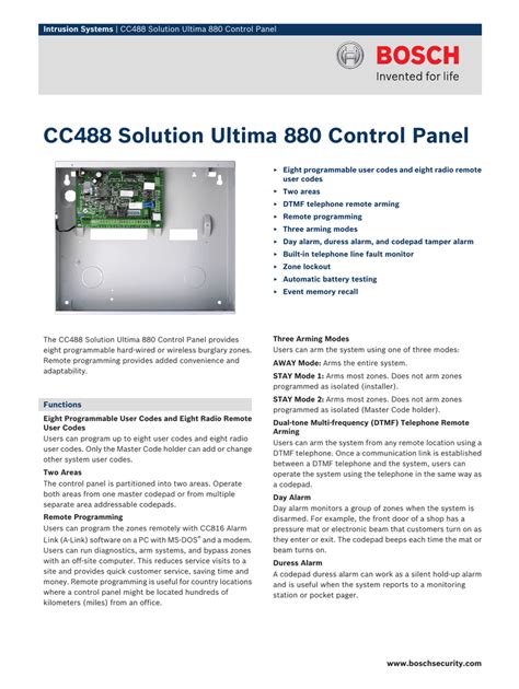 Bosch solution 880 ultima installation manual. - John deere 630 manuale di riparazione.