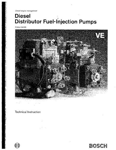 Bosch va4 injection pump manual.  Injection Pump ServiceManual - Free download as PDF...